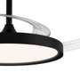 Ventilateur de Plafond avec Lumière CristalRecord Noir 43 W (3000 K) (4000 K)