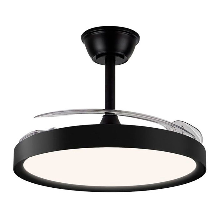Ventilateur de Plafond avec Lumière CristalRecord Noir 43 W (3000 K) (4000 K) Ventilateur de Plafond avec Lumière CristalRecord Noir 43 W (3000 K) (4000 K)