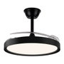 Ventilateur de Plafond avec Lumière CristalRecord Noir 43 W (3000 K) (4000 K)