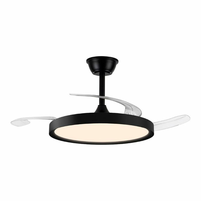 Ventilateur de Plafond avec Lumière CristalRecord Noir 43 W (3000 K) (4000 K) Ventilateur de Plafond avec Lumière CristalRecord Noir 43 W (3000 K) (4000 K)