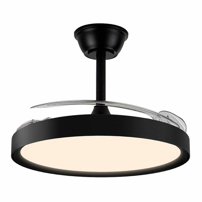 Ventilateur de Plafond avec Lumière CristalRecord Noir 43 W (3000 K) (4000 K) Ventilateur de Plafond avec Lumière CristalRecord Noir 43 W (3000 K) (4000 K)