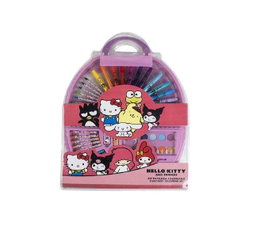 Cerda Set de Papeterie à Colorier Hello Kitty 50 Pièces - 41 x 58 x 3 cm - Âge Minimum 3 Ans - Rose
