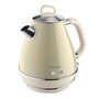 Ariete 2869/03 Bouilloire vintage sans fil 1,7L couleur beige - Filtre métal, auto-extinction, base rétro