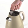 Ariete 2869/03 Bouilloire vintage sans fil 1,7L couleur beige - Filtre métal, auto-extinction, base rétro