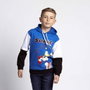 Cerdá Sweat-shirt à capuche en coton brushed Sonic - Taille 12 ans - Bleu