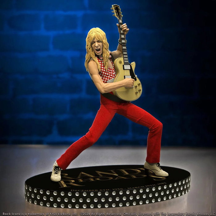 Randy Rhoads IV statuette Rock Iconz The Early Years Red Version 24 cm Randy Rhoads IV statuette Rock Iconz The Early Years Red Version 24 cm