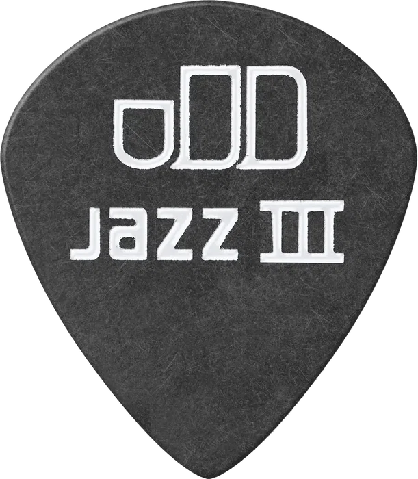 DUNLOP Pack de 72 médiators Tortex® Jazz Pitch Black - 0,60 mm