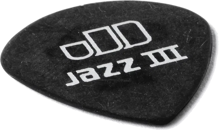 DUNLOP Pack de 72 médiators Tortex® Jazz Pitch Black - 0,60 mm