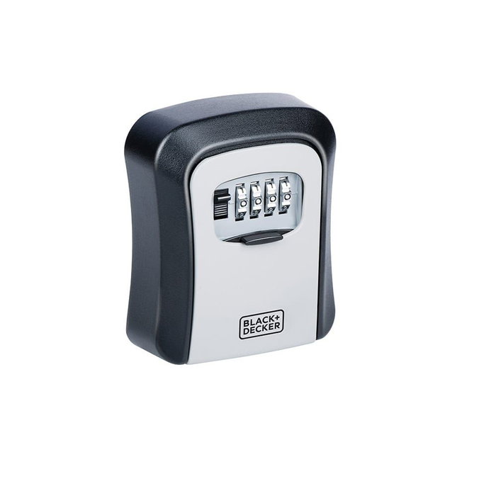 Black+Decker Boîte à clés à combinaison résistante aux intempéries 12 x 9 x 4 cm Black+Decker Boîte à clés à combinaison résistante aux intempéries 12 x 9 x 4 cm