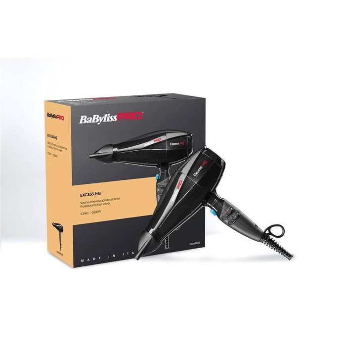 BaByliss Pro Hair Dryer Pro Excess-HQ Noir