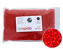 Innspiro Rocaille de verre ronde rouge opaque 2,3 mm 500g