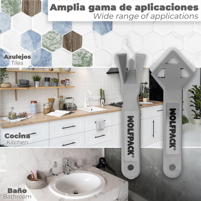 WOLFPACK LINEA PROFESIONAL Set Applicateur Rascador Silicona WOLFPACK LINEA PROFESIONAL Set Applicateur Rascador Silicona