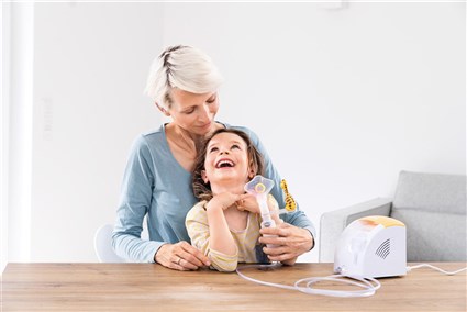 Beurer IH-26 Inhalateur pour enfants - Compresseur pour traitement respiratoire, asthme et rhumes