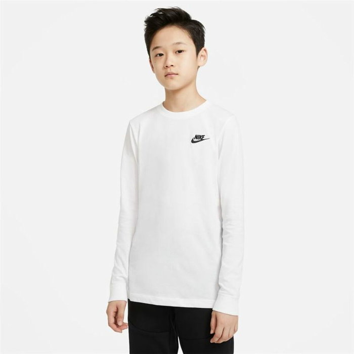 T-shirt à manches longues enfant Nike Sportswear Blanc XL