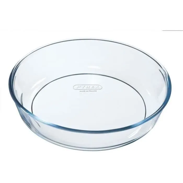 Pyrex - Moule à manqué en verre borosilicate 26 cm - Résistant aux chocs thermiques (-40°C à +300°C) - Réf. 1450155
