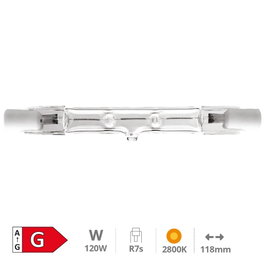 GSC Evolution Lampe halogène linéaire R7s 120W (150W) 118mm