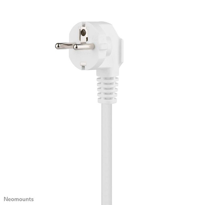 Neomounts DS22-840WH6 VOLT Prise de Bureau avec Pince, 2x USB-C 20W, 1x USB-A 18W, 3 Prises 230V Type F 3680W, Charge Rapide, Cordon 1,4m - Blanc