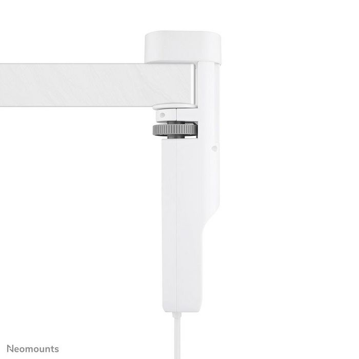 Neomounts DS22-840WH6 VOLT Prise de Bureau avec Pince, 2x USB-C 20W, 1x USB-A 18W, 3 Prises 230V Type F 3680W, Charge Rapide, Cordon 1,4m - Blanc