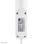 Neomounts DS22-840WH6 VOLT Prise de Bureau avec Pince, 2x USB-C 20W, 1x USB-A 18W, 3 Prises 230V Type F 3680W, Charge Rapide, Cordon 1,4m - Blanc