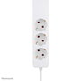 Neomounts DS22-840WH6 VOLT Prise de Bureau avec Pince, 2x USB-C 20W, 1x USB-A 18W, 3 Prises 230V Type F 3680W, Charge Rapide, Cordon 1,4m - Blanc