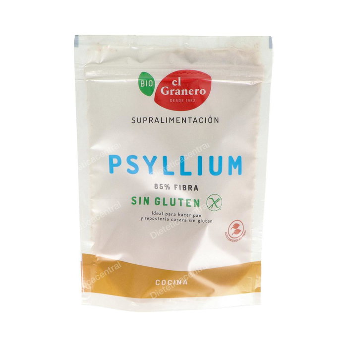 El Granero Psyllium Superaliment Bio 125 g – Graines moulues sans gluten pour pâtisserie El Granero Psyllium Superaliment Bio 125 g – Graines moulues sans gluten pour pâtisserie