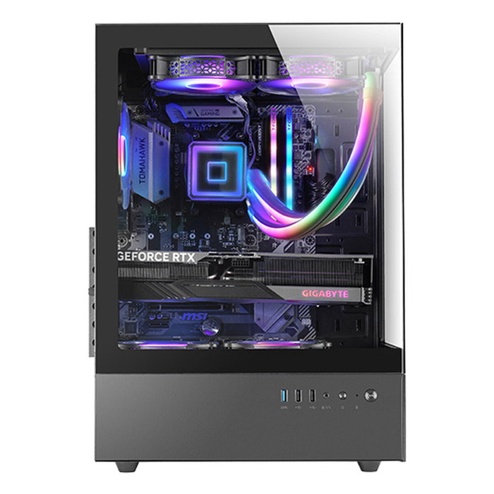 Boîtier ATX semi-tour Mars Gaming MCXO Noir