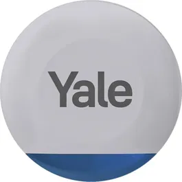 Yale - Sirène extérieure d'alarme intelligente 100 dB avec LED clignotantes, portée 1 km, gris