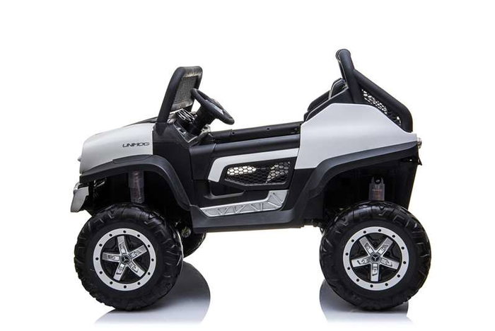 Voiture électrique pour enfants Mercedes Benz Unimog Blanc 12 V Voiture électrique pour enfants Mercedes Benz Unimog Blanc 12 V