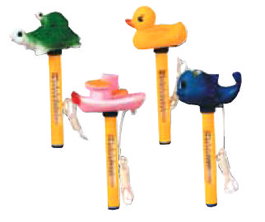 Thermomètre flottant pour piscine avec figures assorties 500640F