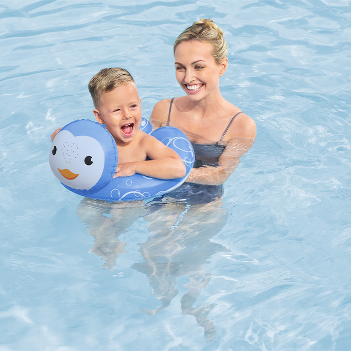 Bestway Flotteur Gonflable Animaux Couleur Assortie 50x46/50x52 cm 3-6 Ans Plage et Piscine 36405