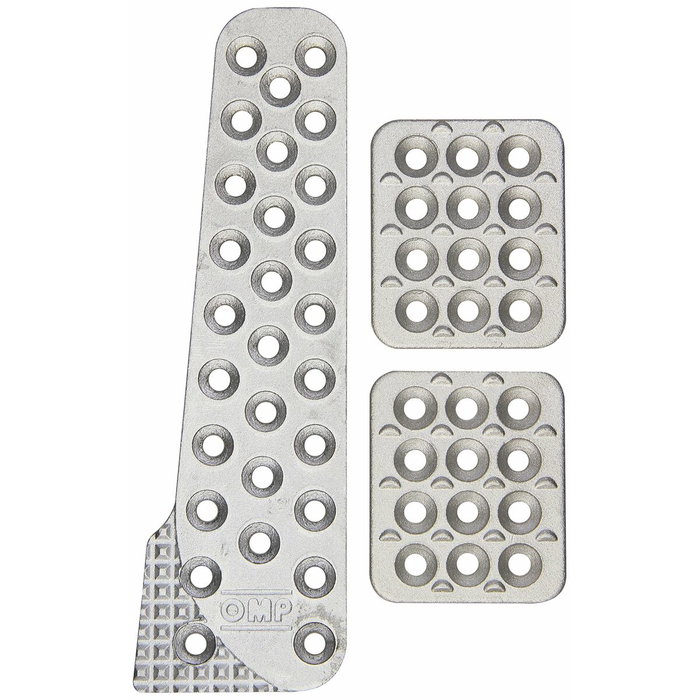 OMP Jeu de 3 pédales en aluminium avec accélération longue