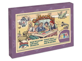 Cayro Jeu de Parcheesi Collection - Plateau en bois 34.5x34.5 cm - Version multilingue (Français, Espagnol, Anglais, etc.)