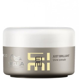 Wella EIMI Just Brilliant Pomade Brilliance et Douceur - Coiffage Niveau 1 - Anti-Frisottis - 75 ml