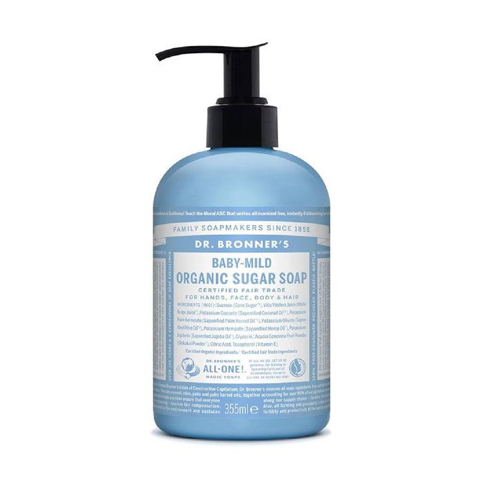 Savon pour les Mains Dr Bronner's Baby-Mild 355 ml Savon pour les Mains Dr Bronner's Baby-Mild 355 ml