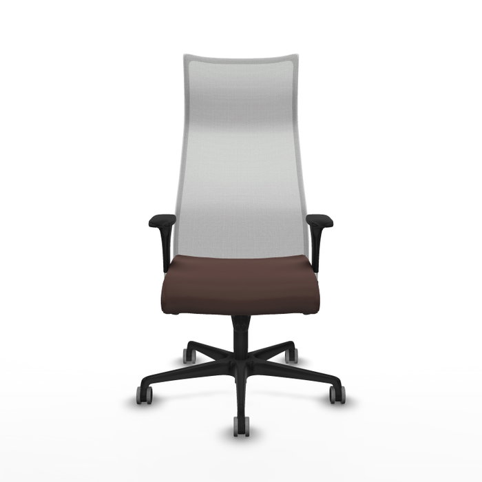 Piqueras y Crespo Chaise de Bureau Albacete Brun foncé et Blanc Piqueras y Crespo Chaise de Bureau Albacete Brun foncé et Blanc