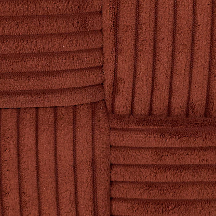 Home Deco Factory Pouf Tressé Scott Terracotta