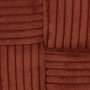 Home Deco Factory Pouf Tressé Scott Terracotta
