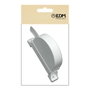 Edm PR02 Blanc Recogedor abatible pour cintas de persianas 14 mm 175 x 32 x 120 mm