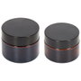 Cosmetic Club Lot de 2 Bocaux en Verre Teinté 50-30 ml