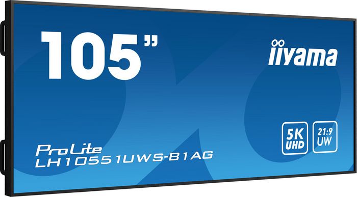 iiyama LH10551UWS-B1AG Écran professionnel 105" Ultra Large 5K (5120x2160) 21:9, Panneau IPS, 500 cd/m2, Orientation Paysage ou Portrait, 24/7