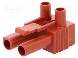 BM GROUP Connecteur mâle à barrette de pression amovible marron