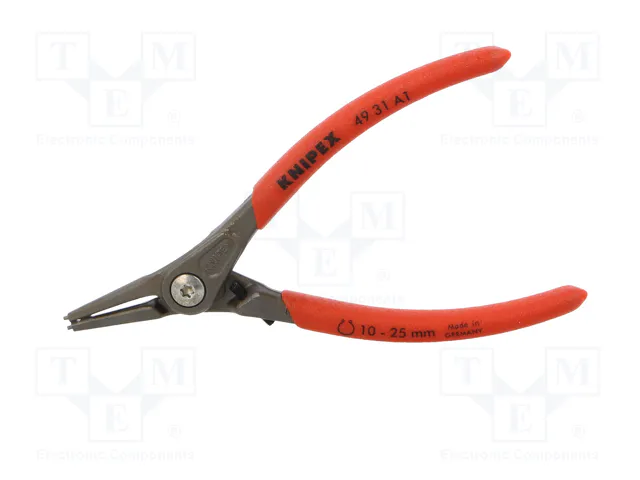 KNIPEX Pince pour anneaux élastiques extérieurs 10-25mm droite