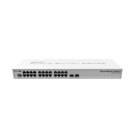 Mikrotik CRS326-24G-2S+RM Switch Gigabit Ethernet 24 ports avec 2 ports SFP+ et double amorçage RouterOS/SwOS