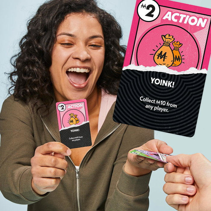 Monopoly Deal No Mercy G3071 Hasbro, jeu de cartes, versions portugaise et espagnole, pour adultes et enfants à partir de 8 ans