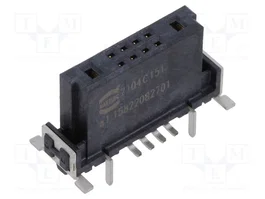 HARTING Connecteur socle femelle PCB à PCB har-flex® Hybrid 10 broches (2+8) droit
