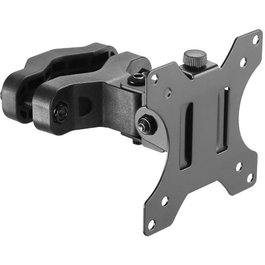 Techly Bras de support de moniteur ou TV pour poteaux 28-60 mm, compatible VESA 75x75/100x100, 13 à 30 pouces, jusqu'à 10 kg