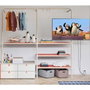 Techly Bras de support de moniteur ou TV pour poteaux 28-60 mm, compatible VESA 75x75/100x100, 13 à 30 pouces, jusqu'à 10 kg