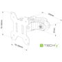 Support de TV Techly ICALCD100BK 30" 10 kg