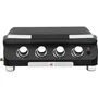 Cookingbox PALMA Plancha à gaz 4 feux 10kW Noir et Doré