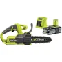 Ryobi - Tronçonneuse sans fil compacte 18V ONE+ RY18CS20A-125 - Guide 20 cm - Vitesse 4,6 m/s - Avec batterie 2,5 Ah et chargeur